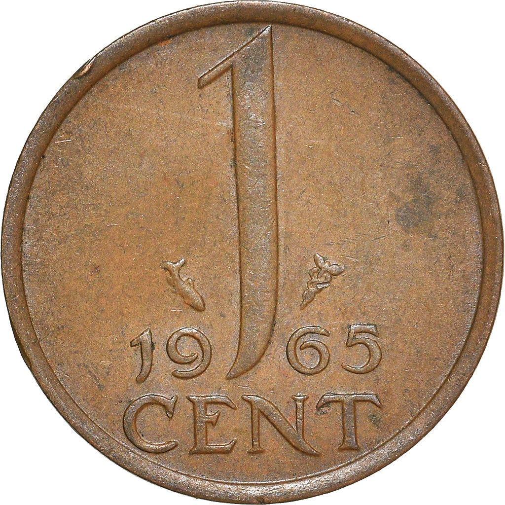 Münze, Niederlande, Cent, 1965