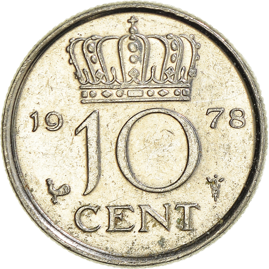 Moneta, Paesi Bassi, 10 Cents, 1978