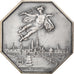 France, Token, Chambre de Commerce de Rouen, 1802, Lecomte, AU(55-58), Silver
