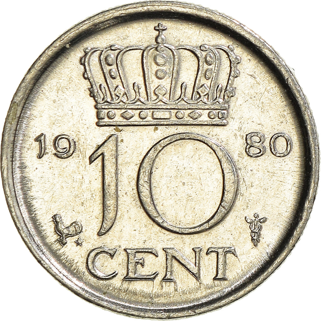 Moeda, Países Baixos, Cent, 1980