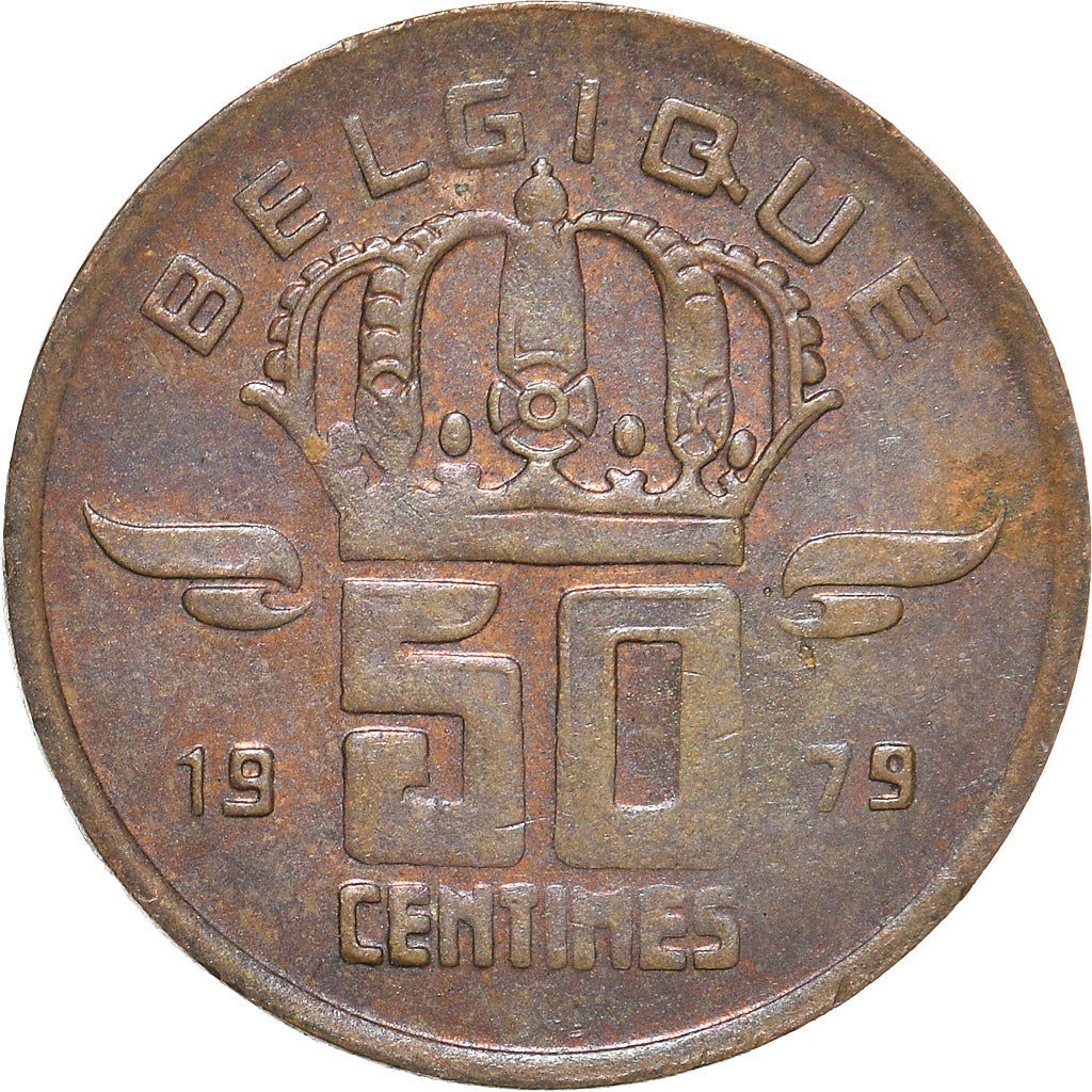 Moneta, Belgio, 50 Centimes, 1979