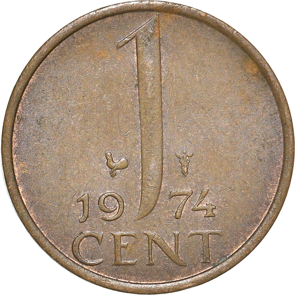 Moeda, Países Baixos, Cent, 1974
