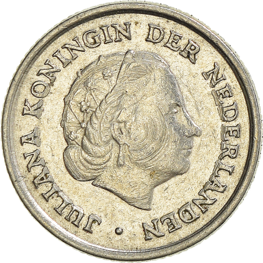 Münze, Niederlande, 10 Cents, 1963