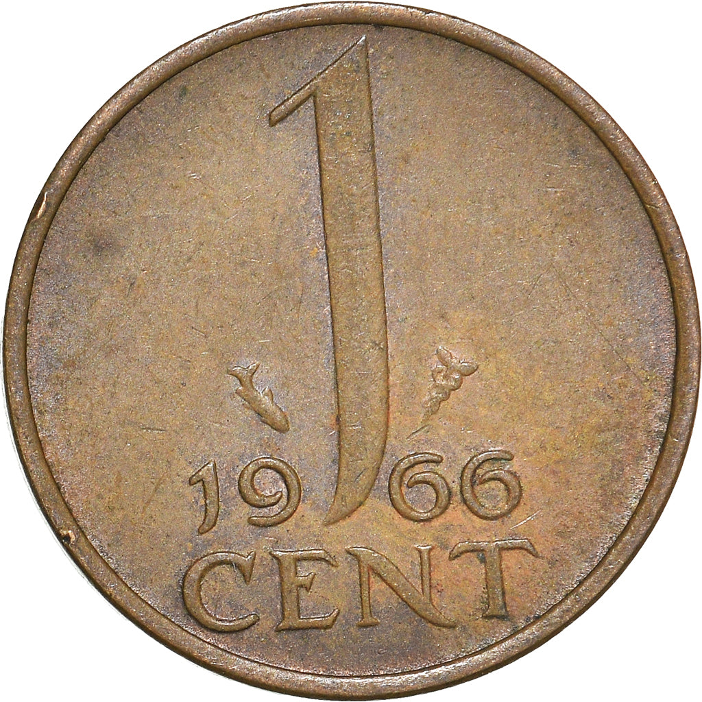 Münze, Niederlande, Cent, 1966