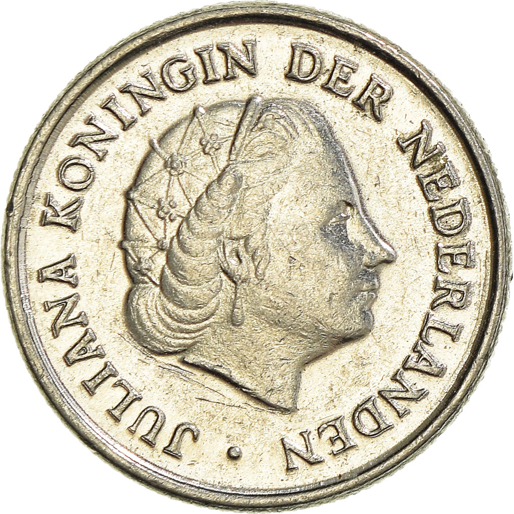 Münze, Niederlande, 10 Cents, 1977