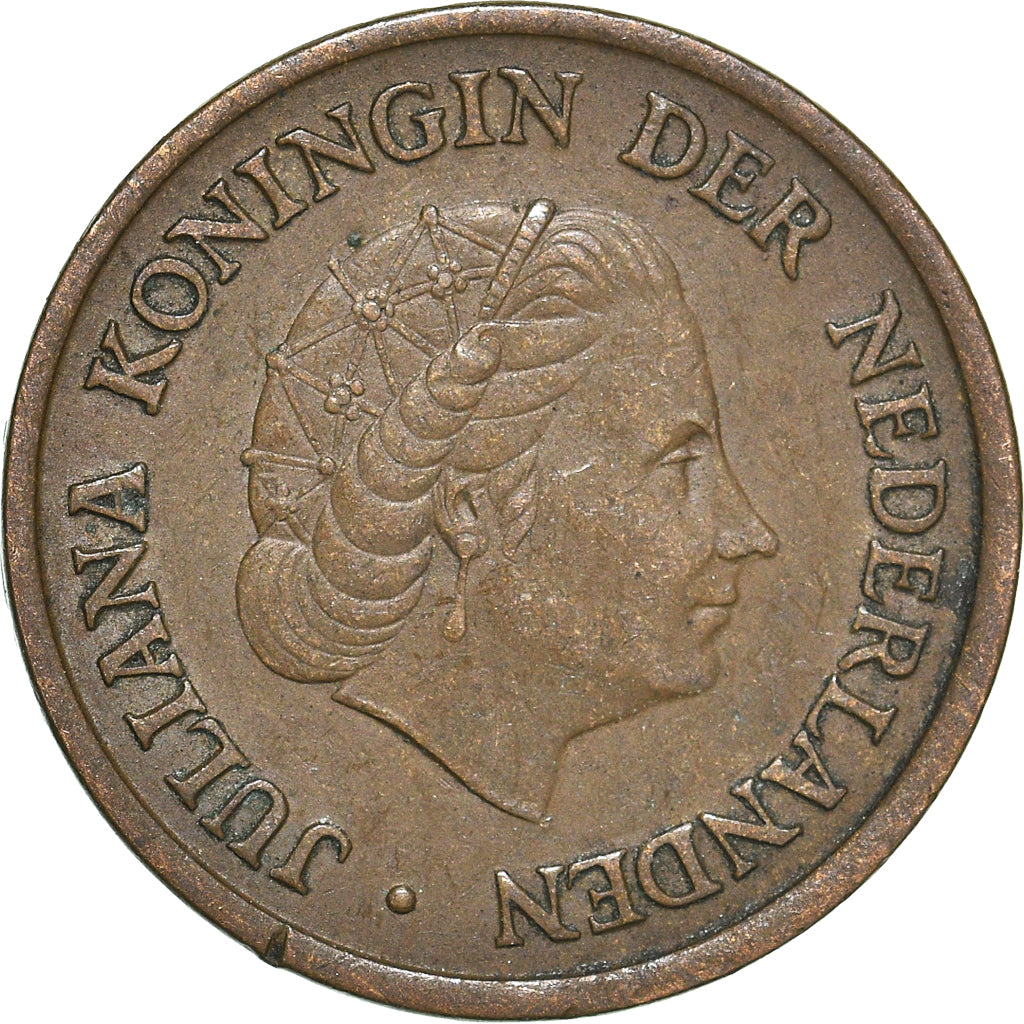 Moeda, Países Baixos, 5 Cents, 1953