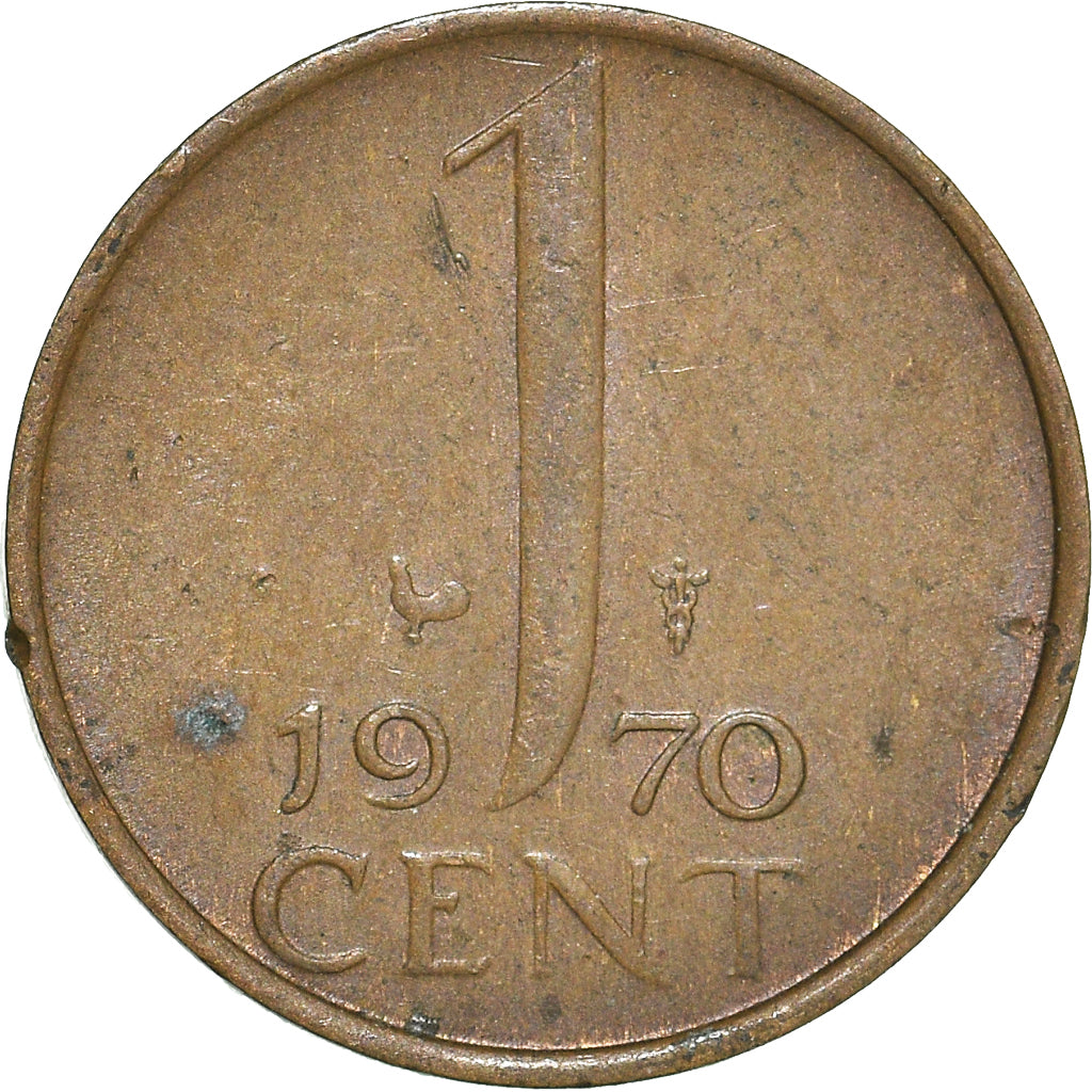 Coin, Netherlands, Cent, 1970