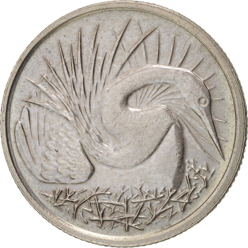 Singapore, 5 Cents, 1982, Singapore Mint, AU(55-58), KM:2a