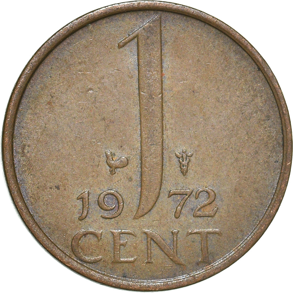 Moneda, Países Bajos, Cent, 1972
