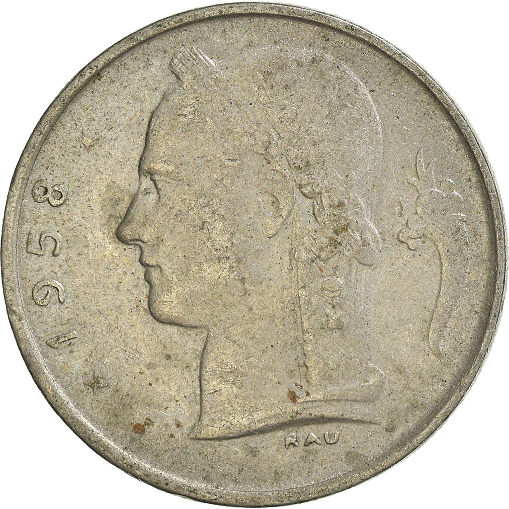 Coin, Belgium, Franc, 1958