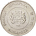 Münze, Singapur, 50 Cents, 1986, British Royal Mint, VZ+, Copper-nickel
