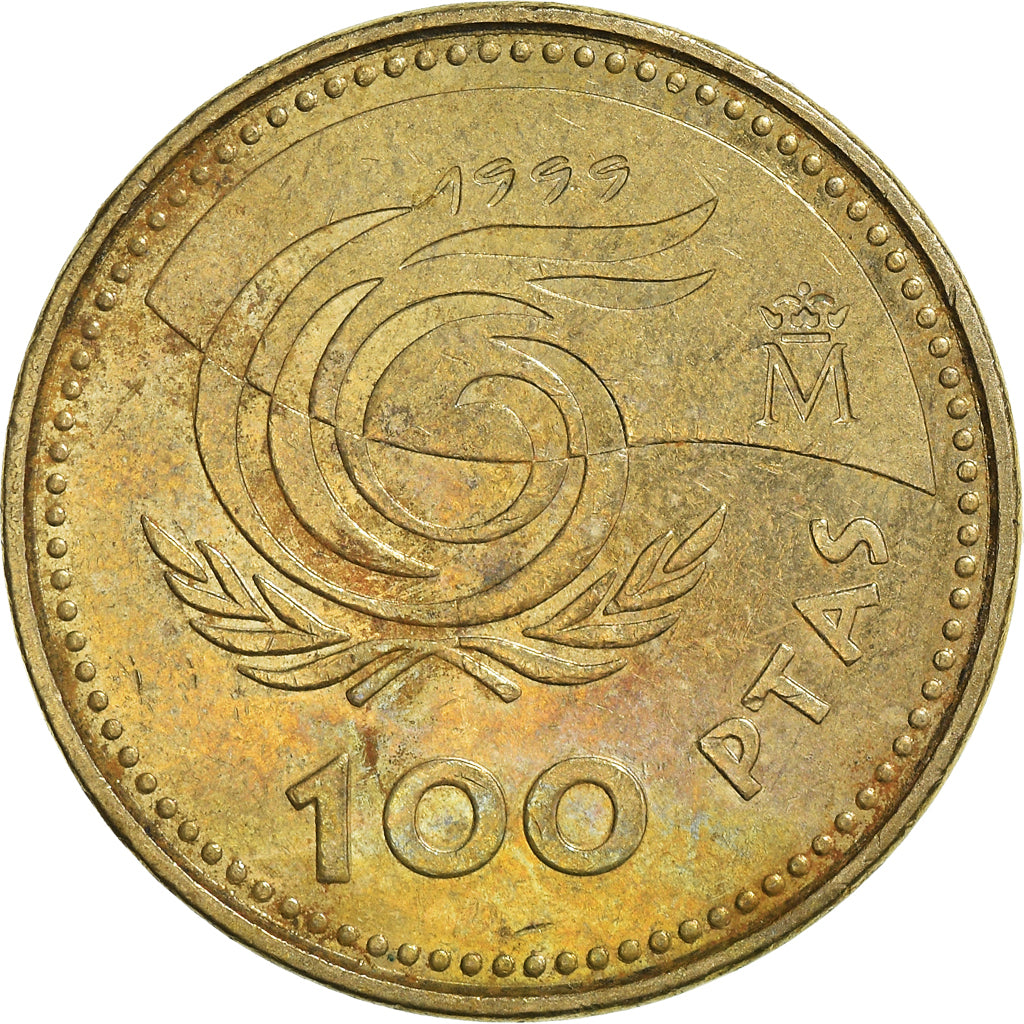 Moneda, España, 100 Pesetas, 1999