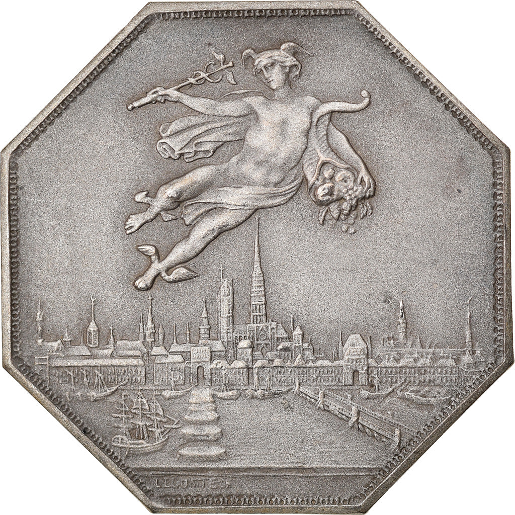 France, Token, Chambre de Commerce de Rouen, Business & industry, 1802, Lecomte