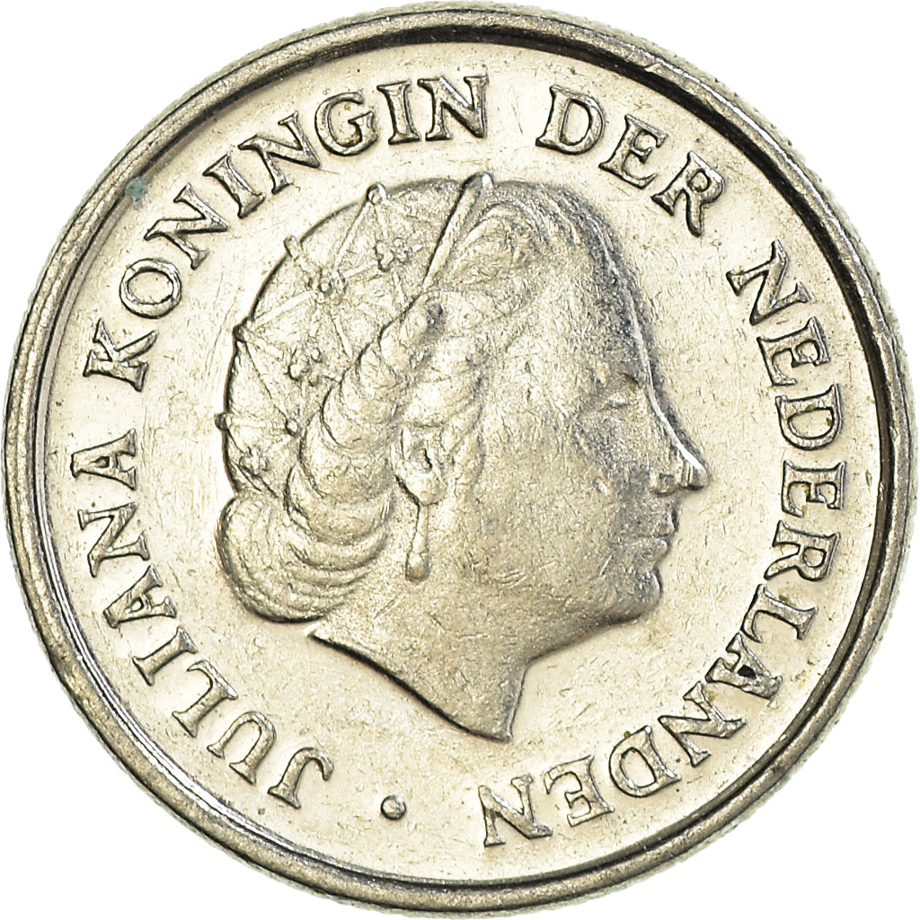 Moeda, Países Baixos, 10 Cents, 1977