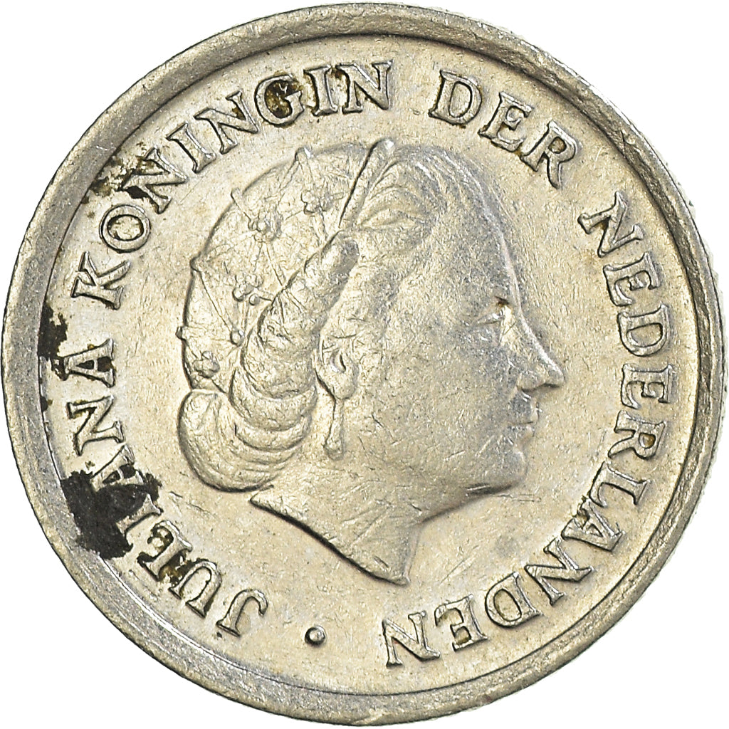 Moneda, Países Bajos, 10 Cents, 1967