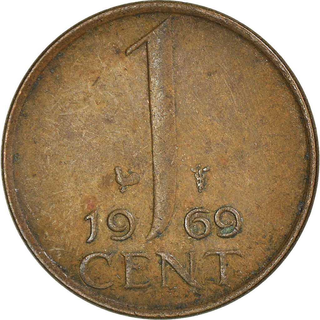 Moneta, Paesi Bassi, Cent, 1969