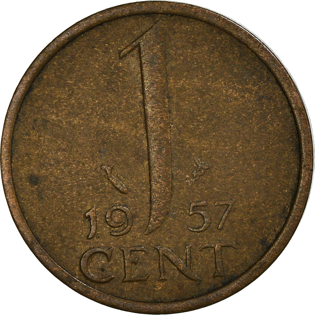 Munten, Nederland, Cent, 1957