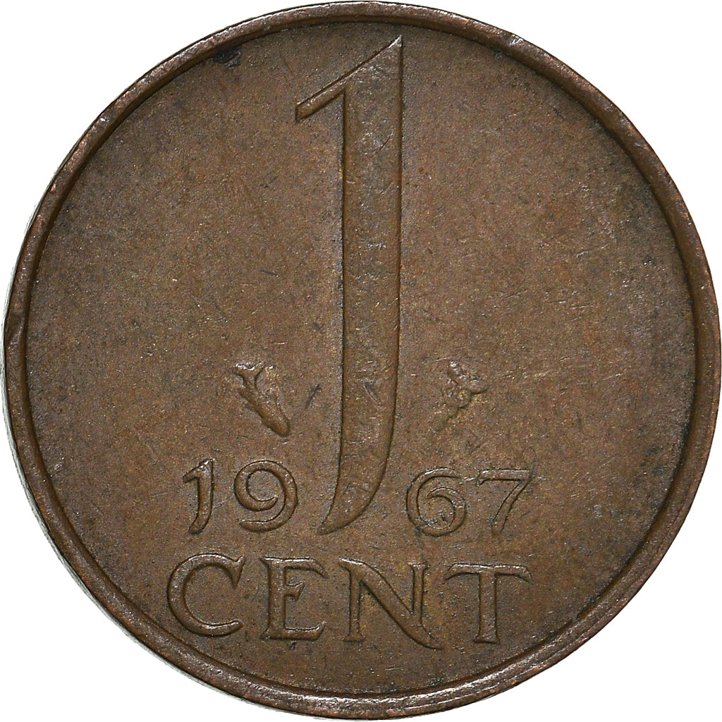 Münze, Niederlande, Cent, 1967