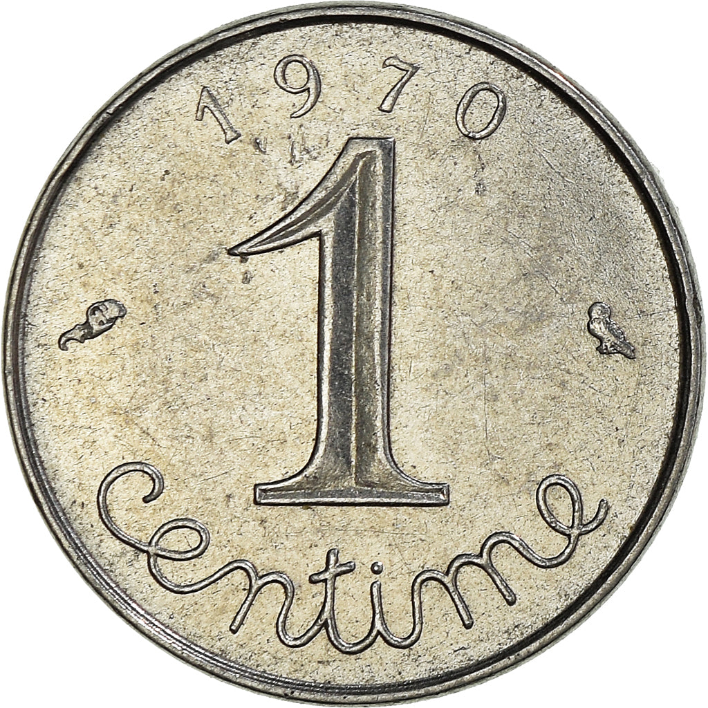 Coin, France, Centime, 1970
