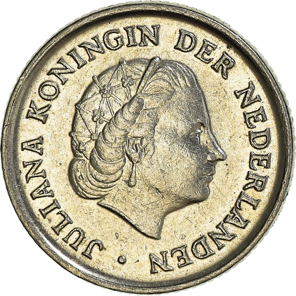 Münze, Niederlande, 10 Cents, 1975