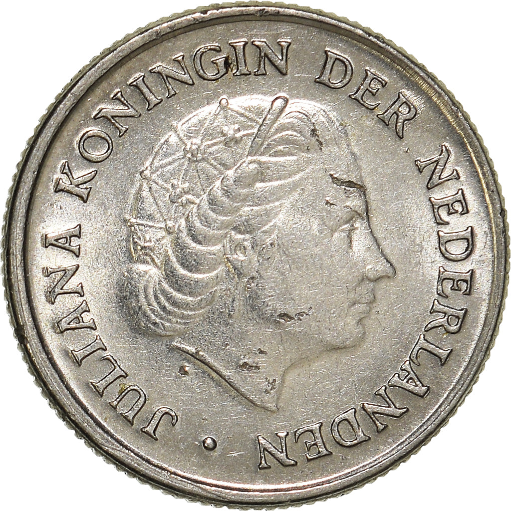 Münze, Niederlande, 10 Cents, 1977