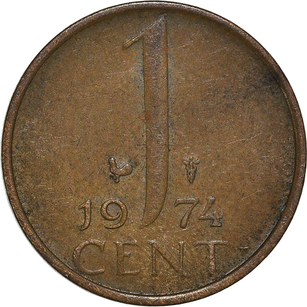 Münze, Niederlande, Cent, 1974