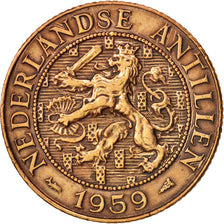 Coin, Netherlands Antilles, Juliana, 2-1/2 Cents, 1959, EF(40-45), Bronze, KM:5