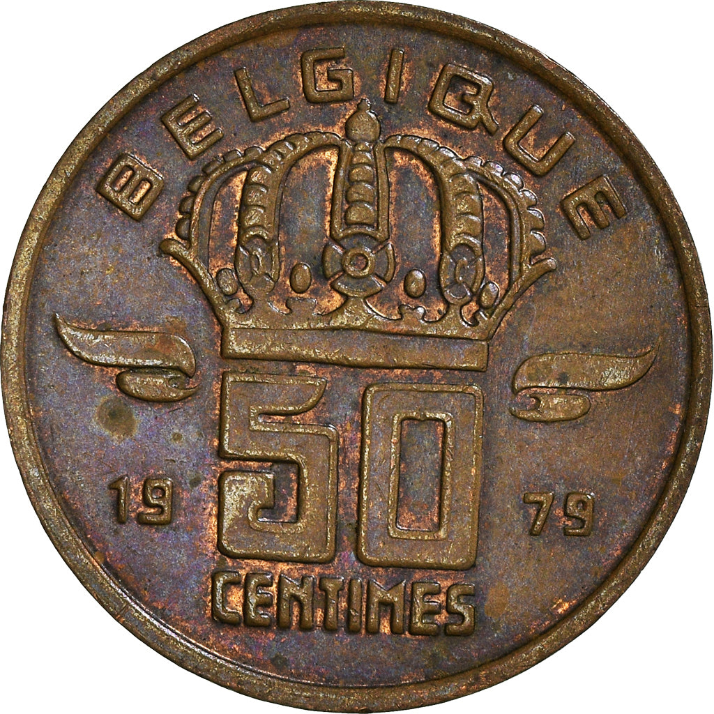 Moneta, Belgio, 50 Centimes, 1979