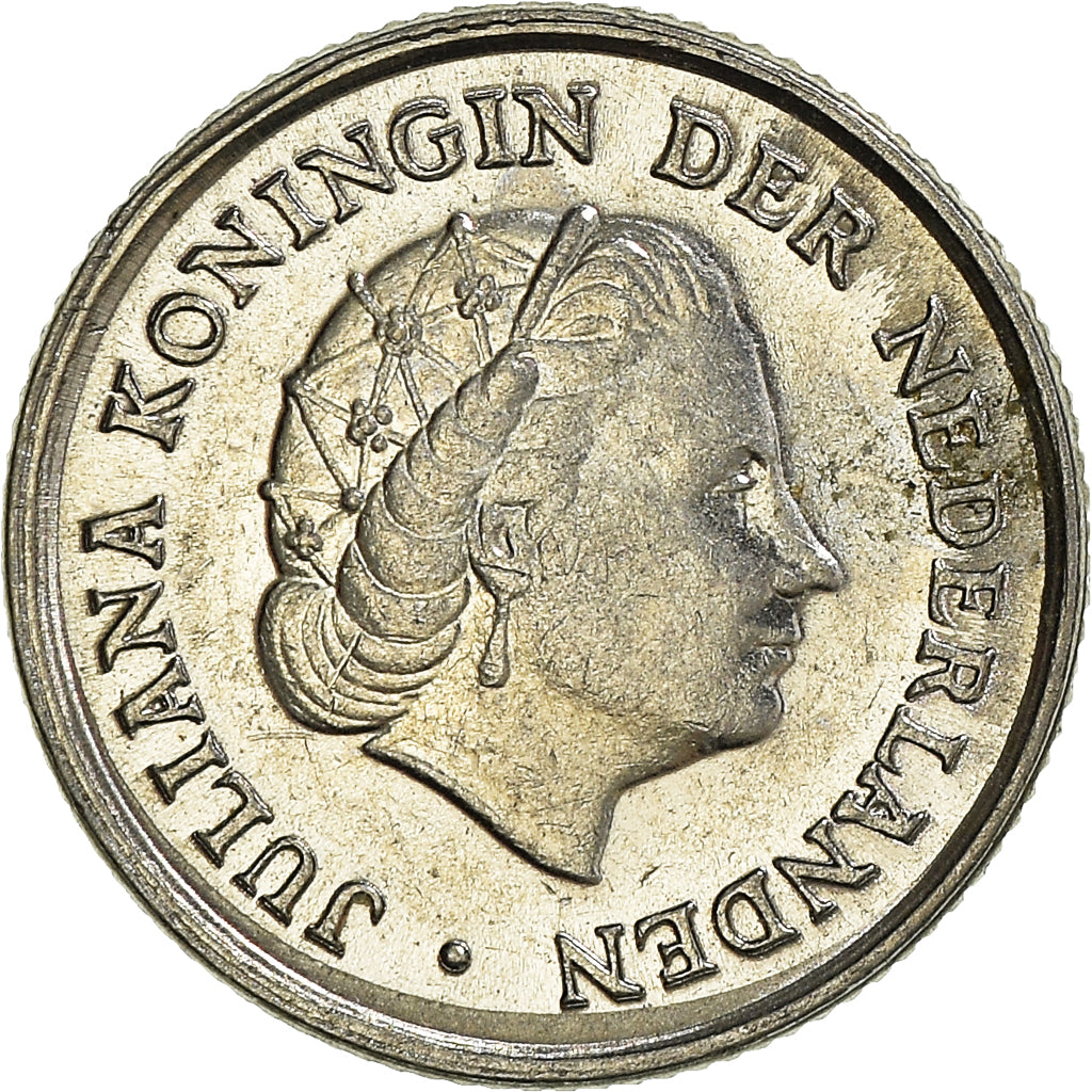 Münze, Niederlande, 10 Cents, 1975
