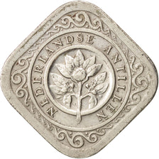 Munten, Nederlandse Antillen, Juliana, 5 Cents, 1965, ZF+, Copper-nickel, KM:6