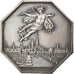 France, Token, Chambre de Commerce de Rouen, 1802, Lecomte, AU(55-58), Silver