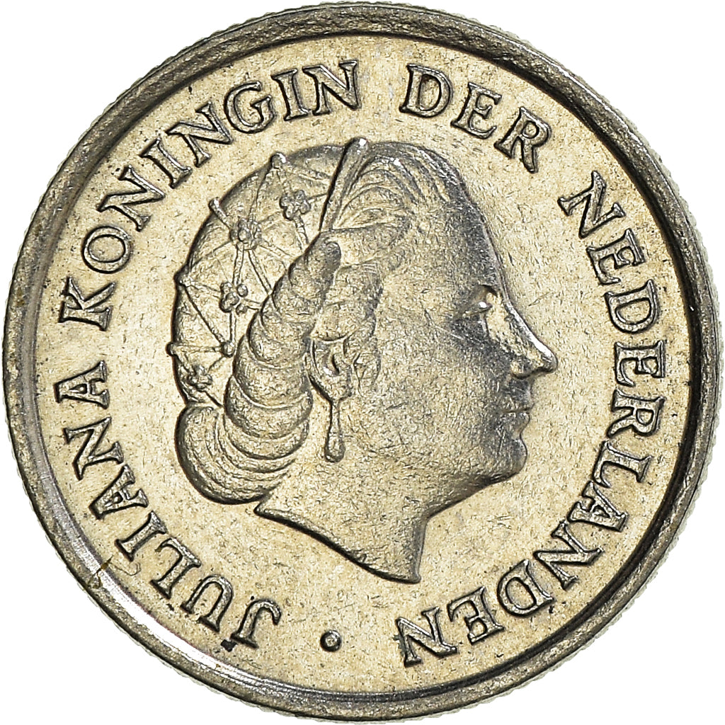 Münze, Niederlande, 10 Cents, 1977