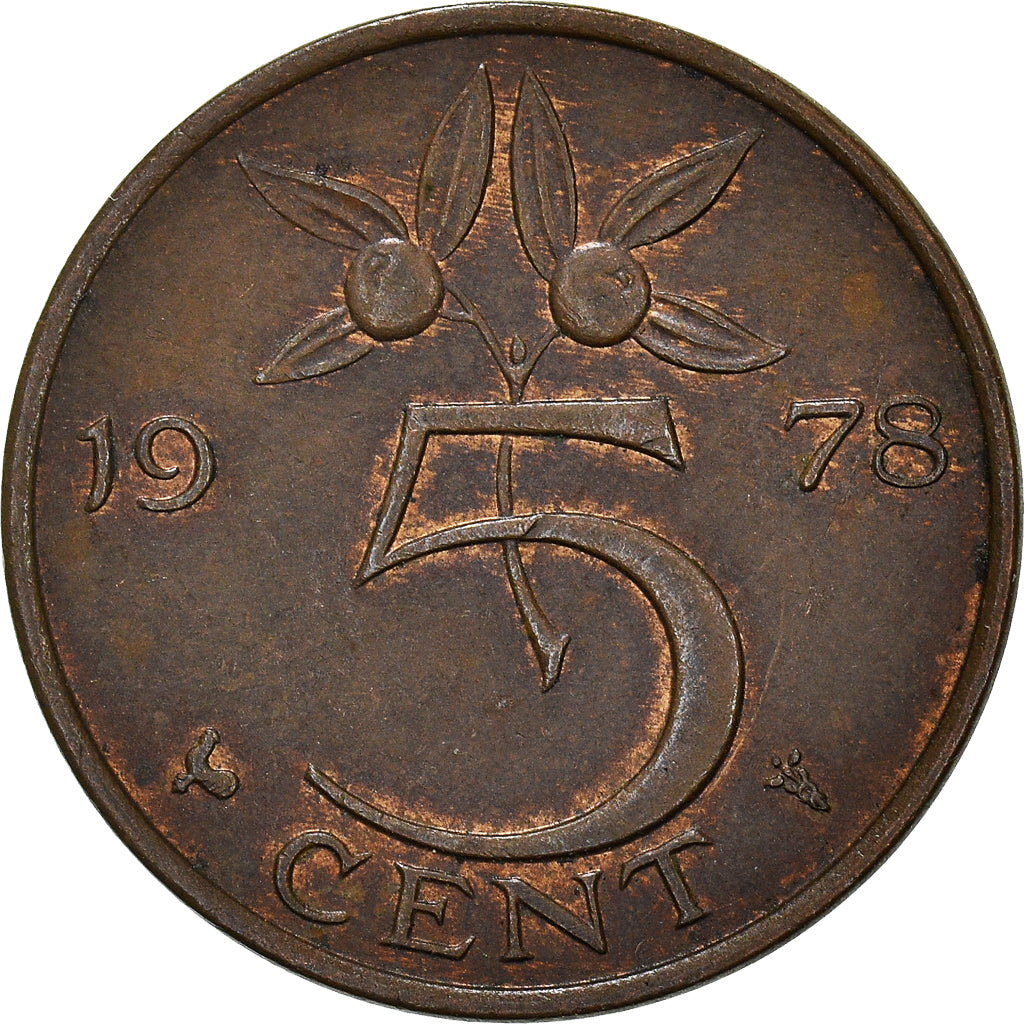 Moneta, Paesi Bassi, 5 Cents, 1978