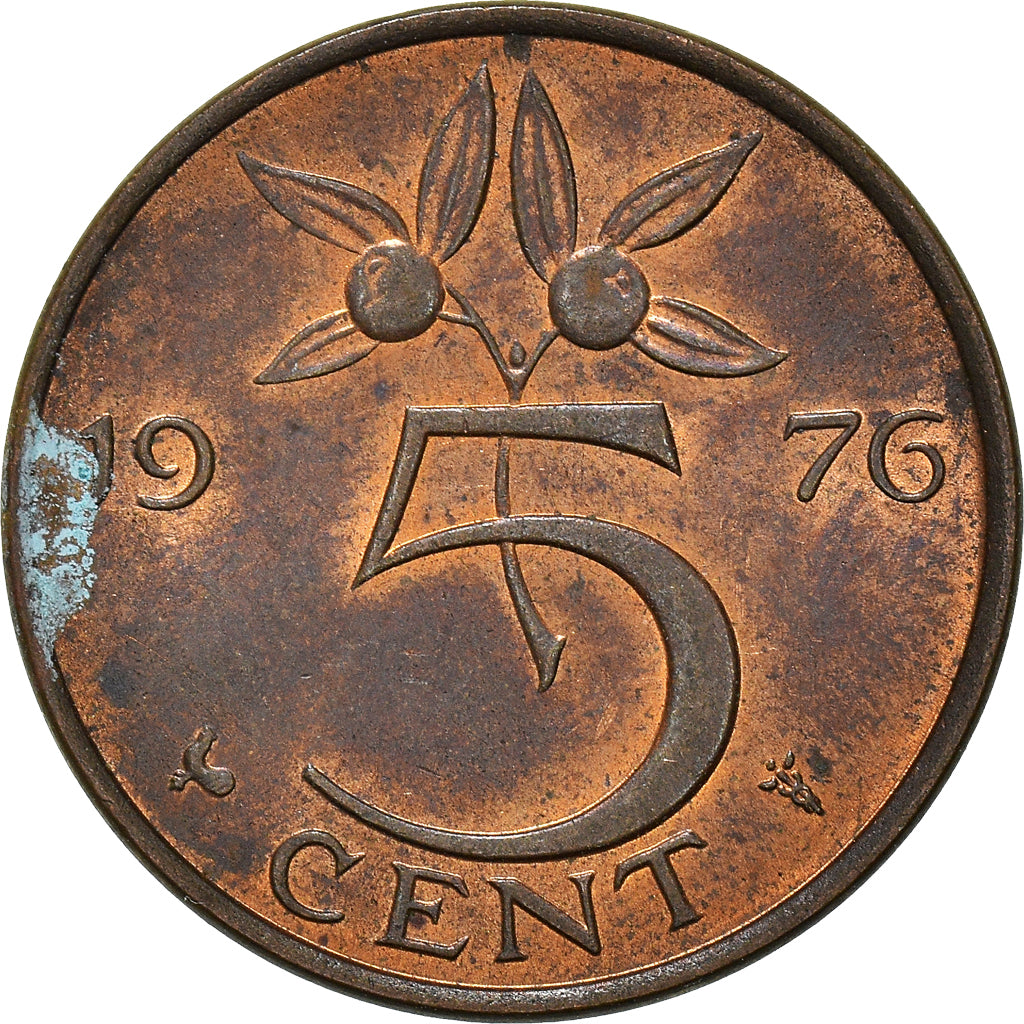 Münze, Niederlande, 5 Cents, 1976