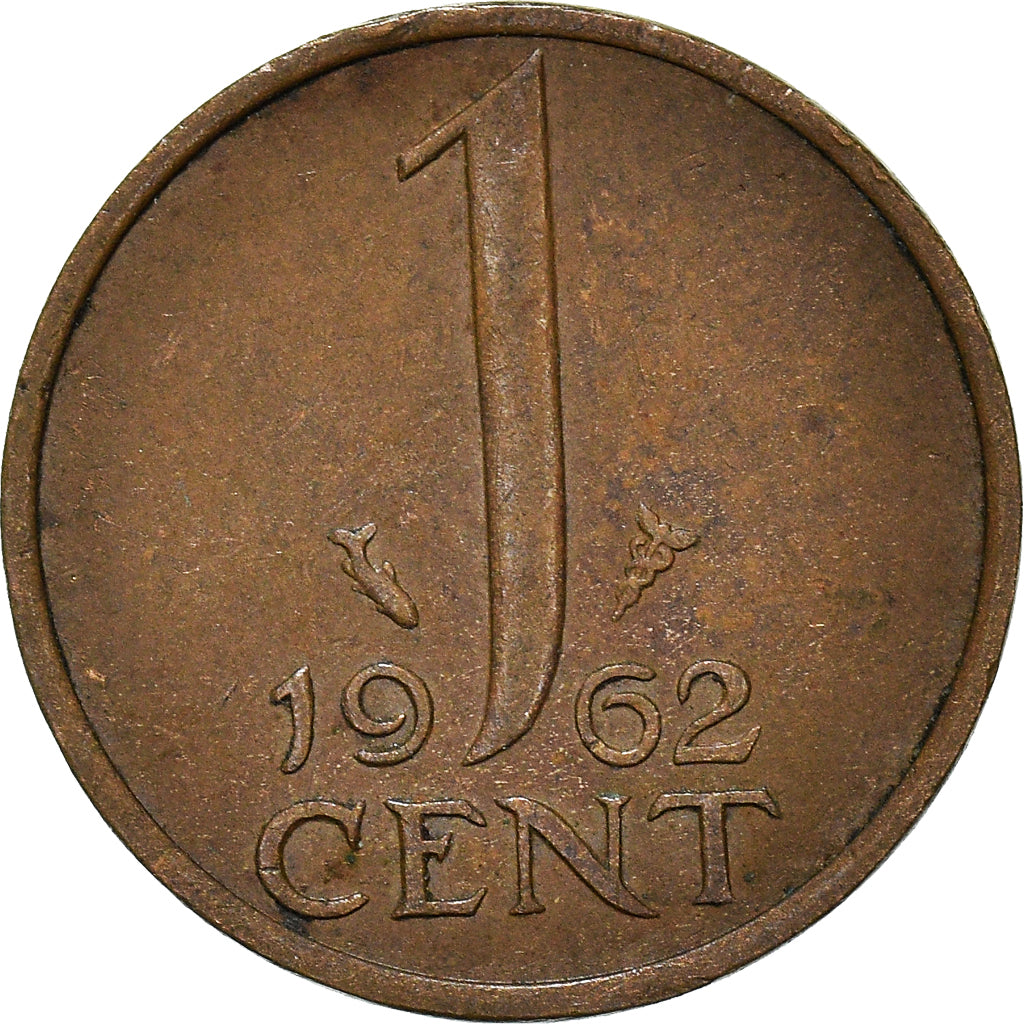 Monnaie, Pays-Bas, Cent, 1962