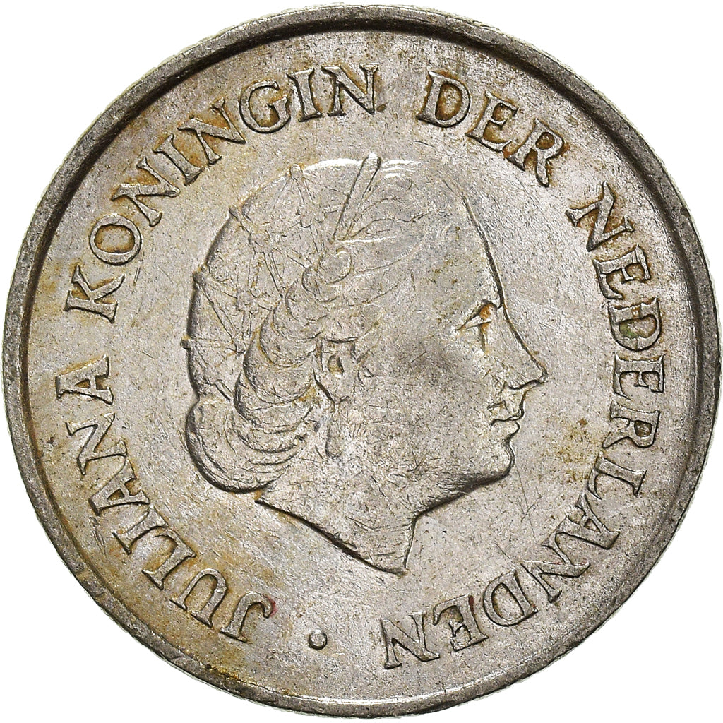 Munten, Nederland, 25 Cents, 1972