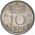 Moeda, Países Baixos, 10 Cents, 1956