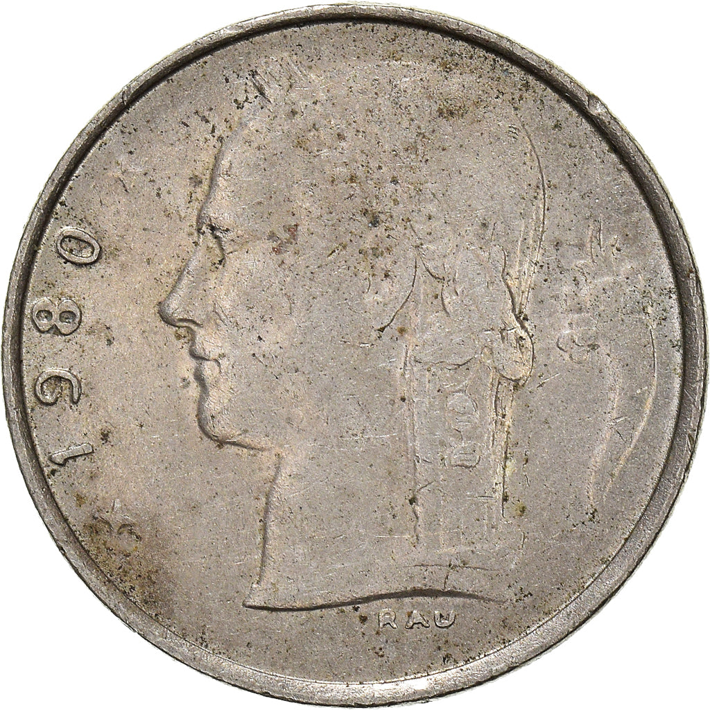 Coin, Belgium, Franc, 1980