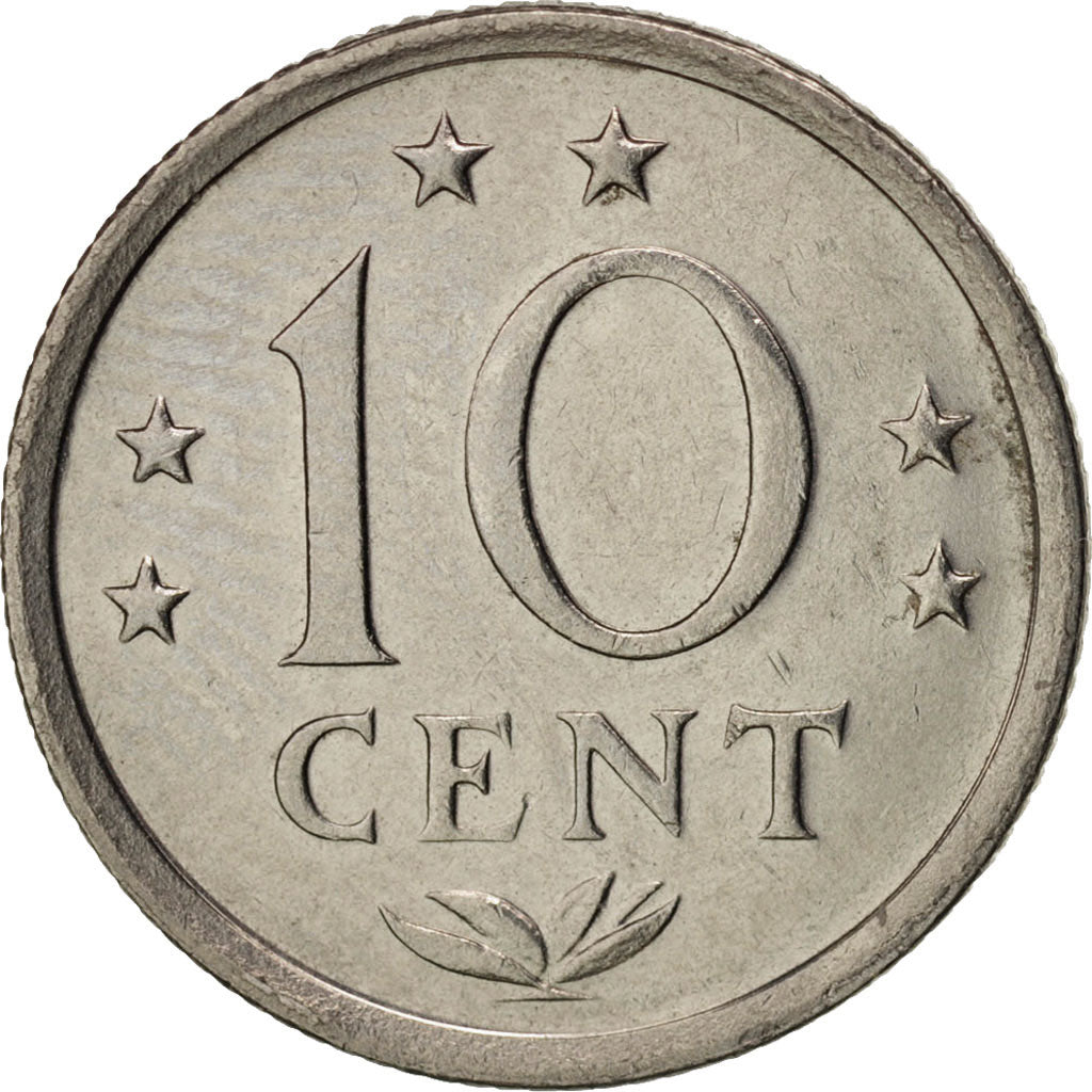 Monnaie, Netherlands Antilles, Juliana, 10 Cents, 1970, SUP+, Nickel, KM:10