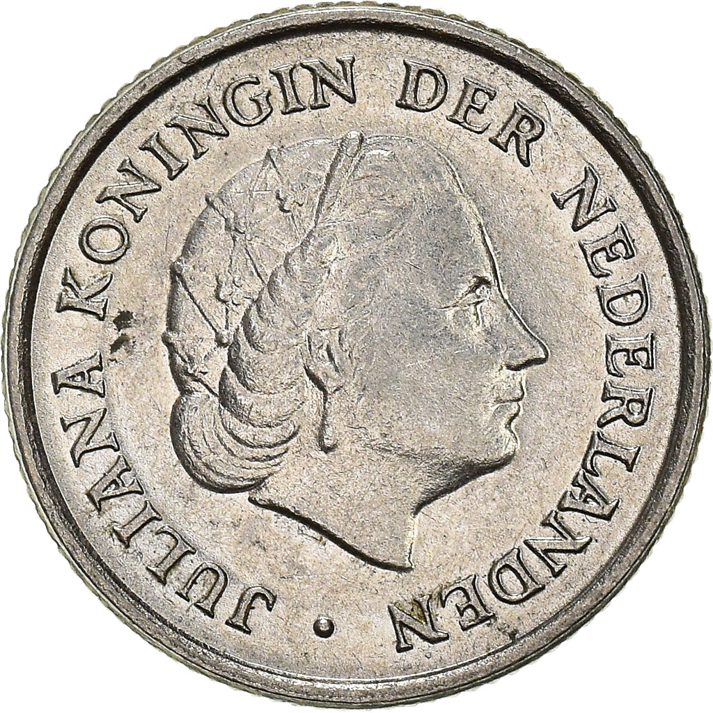 Coin, Netherlands, 10 Cents, 1968