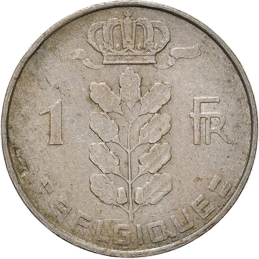 Moneda, Bélgica, 1 Franc, Undated