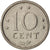 Munten, Nederlandse Antillen, Juliana, 10 Cents, 1971, ZF, Nickel, KM:10