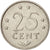 Munten, Nederlandse Antillen, Beatrix, 25 Cents, 1978, ZF+, Nickel, KM:11
