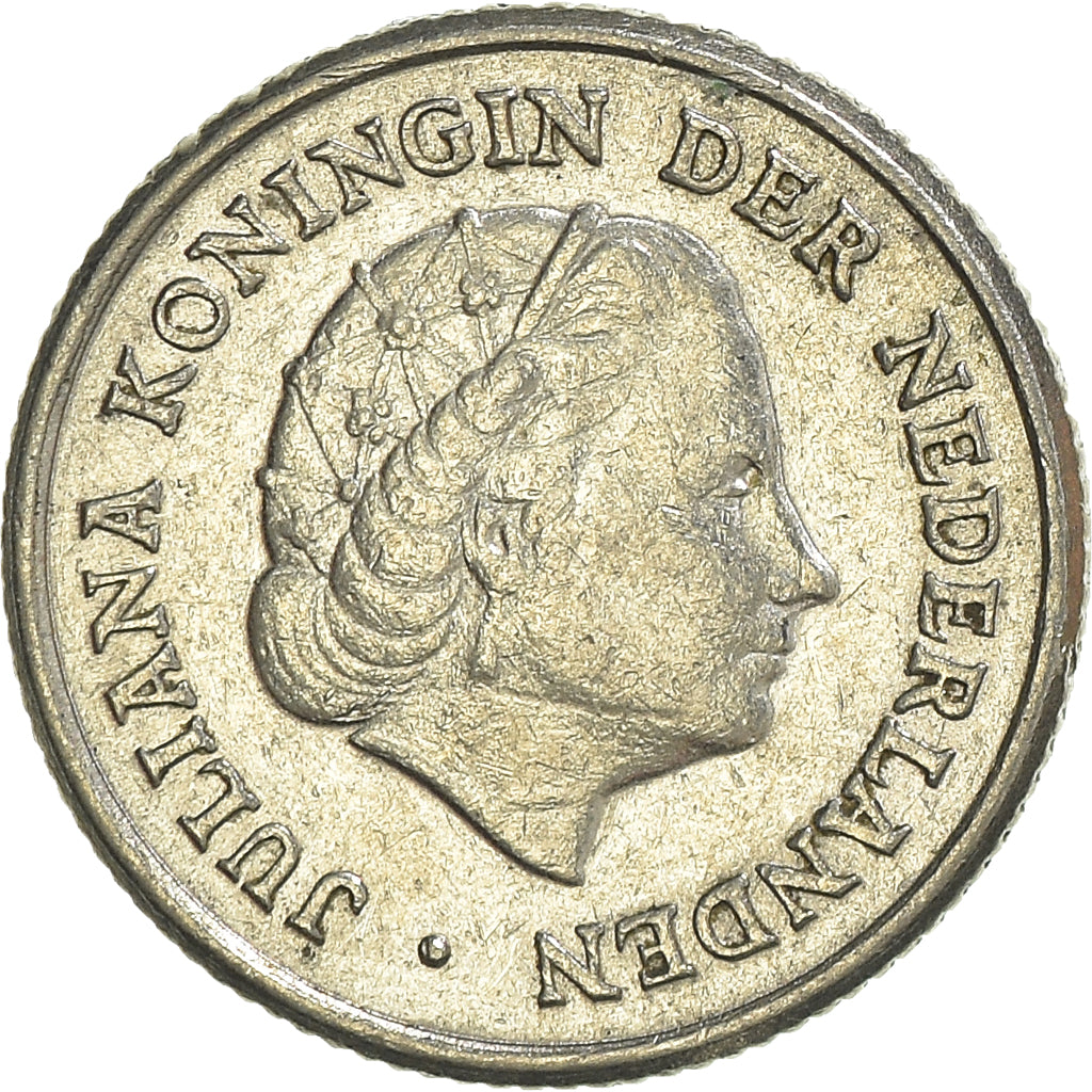 Moeda, Países Baixos, 10 Cents, 1951