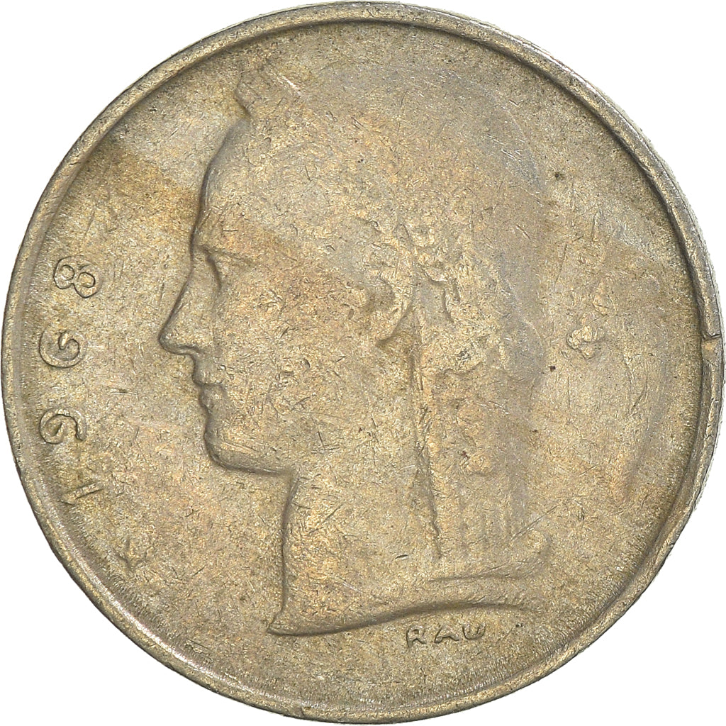 Munten, België, Franc, 1968