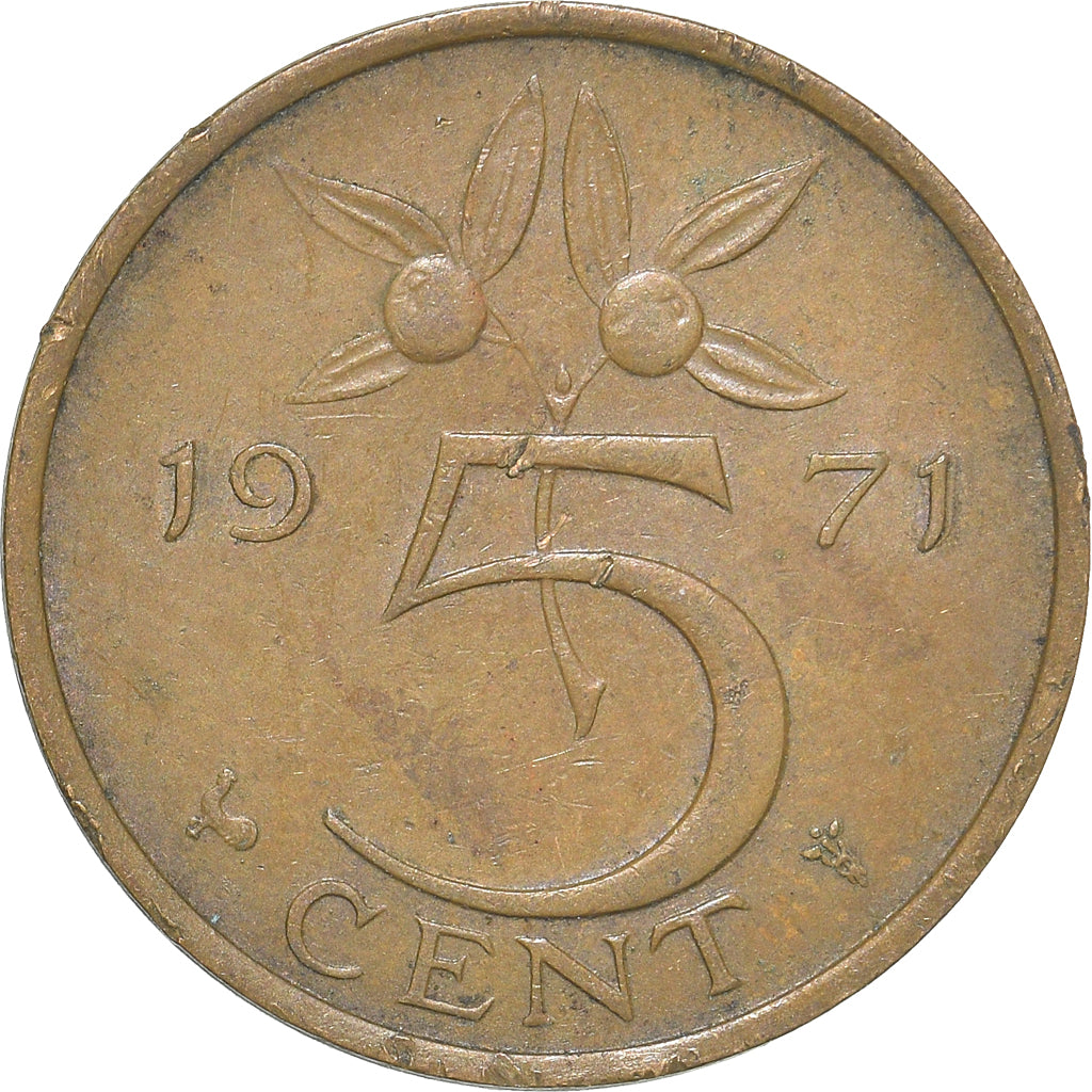Münze, Niederlande, 5 Cents, 1971