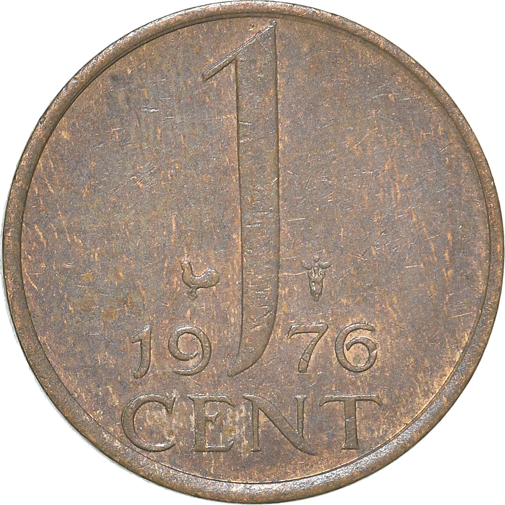 Munten, Nederland, Cent, 1976