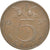 Munten, Nederland, 5 Cents, 1957