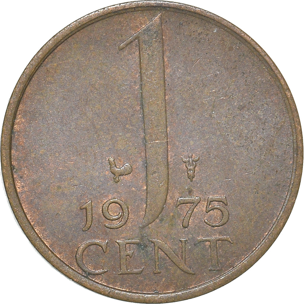 Coin, Netherlands, Cent, 1975