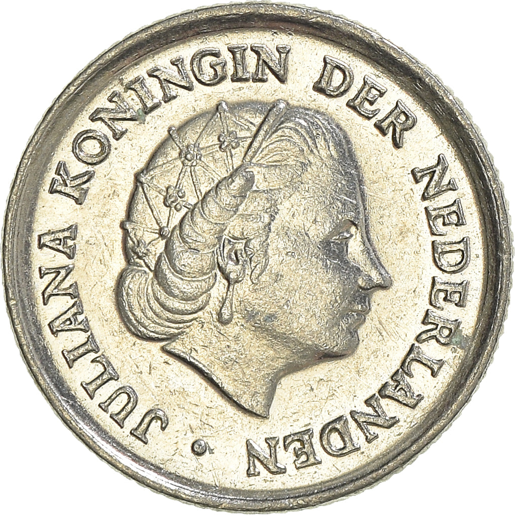 Monnaie, Pays-Bas, 10 Cents, 1975